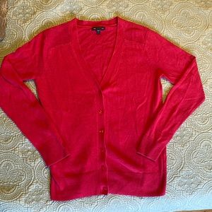 Gap pink v-neck cardigan